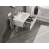Mexen Orio armario de baño de 70 cm con lavabo Otis, 1 cajón, blanco brillo - 91A10-07023-1-BF00-W18M00