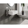Mexen Orio Bathroom Cabinet 70 cm with Otis Sink, 1 Drawer, White Matte - 91A10-07023-1-BF01-W18M01