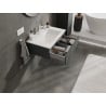 Mexen Orio mobile da bagno 70 cm con lavabo Otis, 1 cassetto, grafite opaco/bianco opaco - 91A10-07023-1-BF66-W18M01
