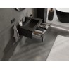 Mexen Orio vannitoakapp 70 cm koos Otis valamu, 1 sahtel, must matt - 91A10-07023-1-BF71-W18M71