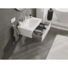 Mexen Orio badkamerkast 70 cm met wastafel Vela, 1 lade, wit glans - 91A10-07023-1-BF00-W23M00