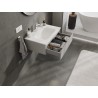 Mexen Orio vannitoakapp 70 cm koos kraanikausiga Vela, 1 sahtel, hall matt/valge matt - 91A10-07023-1-BF62-W23M01