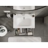 Mexen Orio vannitoakapp 70 cm koos kraanikausiga Vela, 1 sahtel, hall matt/valge matt - 91A10-07023-1-BF62-W23M01