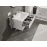 Mexen Orio vannitoa kapp 70 cm koos valamu Otisega, 2 sahtlit, valge läige - 91A10-07047-2-BFF00-W18M00