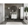 Mexen Orio armario de baño 70 cm con lavabo Otis, 2 cajones, blanco mate - 91A10-07047-2-BFF01-W18M01