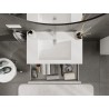Mexen Orio gabinete de baño de 80 cm con lavabo Otis, 1 cajón, blanco brillante - 91A10-08023-1-BF00-W18M00