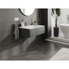 Mexen Orio armoire de salle de bain 80 cm avec lavabo Otis, 1 tiroir, graphite mat/blanc mat - 91A10-08023-1-BF66-W18M01