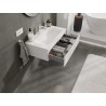 Mexen Orio armário de casa de banho 80 cm com lavatório Vela, 1 gaveta, branco brilhante - 91A10-08023-1-BF00-W23M00