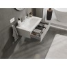 Mexen Orio meuble de salle de bain 80 cm avec lavabo Vela, 1 tiroir, gris mat/blanc mat - 91A10-08023-1-BF62-W23M01