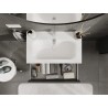 Mexen Orio armario de baño de 80 cm con lavabo Vela, 1 cajón, grafito mate/blanco mate - 91A10-08023-1-BF66-W23M01