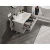 Mexen Orio vannitoakapp 80 cm koos Vela valamu, 2 sahtlit, hall matt/valge matt - 91A10-08047-2-BFF62-W23M01