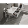 Mexen Orio mobiletto da bagno 90 cm con lavabo Otis, 1 cassetto, grigio opaco/bianco opaco - 91A10-09023-1-BF62-W18M01
