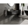 Mexen Orio mobiletto da bagno 90 cm con lavabo Otis, 1 cassetto, nero lucido/nero opaco - 91A10-09023-1-BF70-W18M71