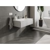 Mexen Orio mueble de baño de 90 cm con lavabo Vela, 1 cajón, gris mate/blanco mate - 91A10-09023-1-BF62-W23M01
