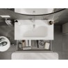 Mexen Orio armadietto da bagno 90 cm con lavabo Vela, 1 cassetto, grigio opaco/bianco opaco - 91A10-09023-1-BF62-W23M01