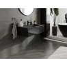 Mexen Orio armadietto da bagno 90 cm con lavabo Vela, 1 cassetto, nero lucido/nero opaco - 91A10-09023-1-BF70-W23M71