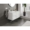 Mexen Orio mueble de baño 90 cm con lavabo Otis, 2 cajones, blanco brillo - 91A10-09047-2-BFF00-W18M00