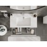 Mexen Orio vannitoakapp 90 cm valamu Otisega, 2 sahtlit, valge matt - 91A10-09047-2-BFF01-W18M01