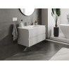 Mexen Orio mobile da bagno 90 cm con lavabo Otis, 2 cassetti, grigio opaco/bianco opaco - 91A10-09047-2-BFF62-W18M01