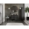 Mexen Orio armario de baño 90 cm con lavabo Otis, 2 cajones, negro mate - 91A10-09047-2-BFF71-W18M71