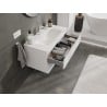 Mexen Orio bathroom cabinet 90 cm with Vela washbasin, 2 drawers, white matte - 91A10-09047-2-BFF01-W23M01