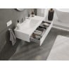 Mexen Orio mueble de baño de 100 cm con lavabo Otis, 1 cajón, blanco brillo - 91A10-10023-1-BF00-W18M00
