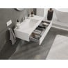 Mexen Orio meuble de salle de bain 100 cm avec lavabo Otis, 1 tiroir, blanc mat - 91A10-10023-1-BF01-W18M01