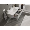 Mexen Orio mobile da bagno 100 cm con lavabo Otis, 1 cassetto, grigio opaco/bianco opaco - 91A10-10023-1-BF62-W18M01
