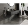 Mexen Orio meuble de salle de bains 100 cm avec lavabo Otis, 1 tiroir, noir mat - 91A10-10023-1-BF71-W18M71