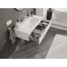 Mexen Orio meuble de salle de bain 100 cm avec lavabo Vela, 1 tiroir, blanc mat - 91A10-10023-1-BF01-W23M01