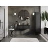 Mexen Orio meuble de salle de bains 100 cm avec lavabo Vela, 1 tiroir, noir mat - 91A10-10023-1-BF71-W23M71