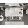 Mexen Orio mobile da bagno 100 cm con lavabo Otis, 2 cassetti, bianco lucido - 91A10-10047-2-BFF00-W18M00