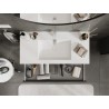Mexen Orio mobile bagno 100 cm con lavabo Otis, 2 cassetti, grafite opaco/bianco opaco - 91A10-10047-2-BFF66-W18M01