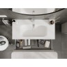 Mexen Orio vannitoakapp 100 cm Vela kraanikausiga, 2 sahtlit, hall matt/valge matt - 91A10-10047-2-BFF62-W23M01