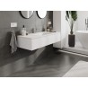 Mexen Orio 120 cm bathroom cabinet with Otis sink, 1 drawer, white matte - 91A10-12023-1-BF01-W18M01