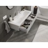 Mexen Orio armadietto da bagno 120 cm con lavabo Vela, 1 cassetto, grigio opaco/bianco opaco - 91A10-12023-1-BF62-W23M01