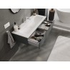 Mexen Orio armadietto bagno 120 cm con lavabo Vela, 1 cassetto, grafite opaco/bianco opaco - 91A10-12023-1-BF66-W23M01