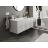 Mexen Orio meuble de salle de bains 120 cm avec lavabo Otis, 2 tiroirs, gris mat/blanc mat - 91A10-12047-2-BFF62-W18M01