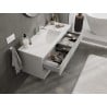 Mexen Orio meuble de salle de bains 120 cm avec lavabo Otis, 2 tiroirs, gris mat/blanc mat - 91A10-12047-2-BFF62-W18M01
