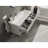 Mexen Orio mueble de baño 120 cm con lavabo Vela, 2 cajones, gris mate/blanco mate - 91A10-12047-2-BFF62-W23M01
