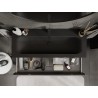 Mexen Orio mobile bagno 120 cm con lavabo Vela, 2 cassetti, nero lucido/nero opaco - 91A10-12047-2-BFF70-W23M71