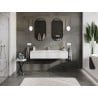Mexen Orio mueble de baño 140 cm con lavabo Otis, 1 cajón, blanco brillo - 91A10-14023-1-BF00-W18M00