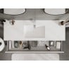 Mexen Orio mueble de baño 140 cm con lavabo Otis, 1 cajón, blanco brillo - 91A10-14023-1-BF00-W18M00