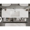 Mexen Orio mobile da bagno 140 cm con lavabo Otis, 1 cassetto, grafite opaco/bianco opaco - 91A10-14023-1-BF66-W18M01