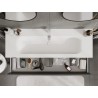 Mexen Orio meuble de salle de bains 140 cm avec lavabo Vela, 1 tiroir, graphite mat/blanc mat - 91A10-14023-1-BF66-W23M01