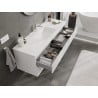 Mexen Orio meuble de salle de bains 140 cm avec lavabo Otis, 2 tiroirs, blanc brillant - 91A10-14047-2-BFF00-W18M00