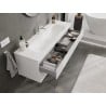 Mexen Orio mobile bagno 140 cm con lavabo Vela, 2 cassetti, bianco lucido - 91A10-14047-2-BFF00-W23M00