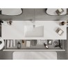 Mexen Orio meuble de salle de bain 160 cm avec lavabo Otis, 1 tiroir, blanc mat - 91A10-16023-1-BF01-W18M01