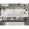 Mexen Orio vannitoakapp 160 cm valamu Vela, 1 sahtel, grafiit matt/valge matt - 91A10-16023-1-BF66-W23M01