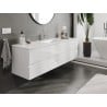 Mexen Orio mobile bagno 160 cm con lavabo Otis, 2 cassetti, bianco lucido - 91A10-16047-2-BFF00-W18M00